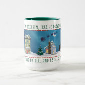 クリスマス・ビレッジのシーン  マグカップ (中央)