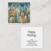 クリスマス ビレッジ カード (正面/裏面)