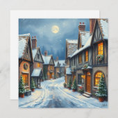 クリスマス・ビレッジ シーズンカード (正面/裏面)