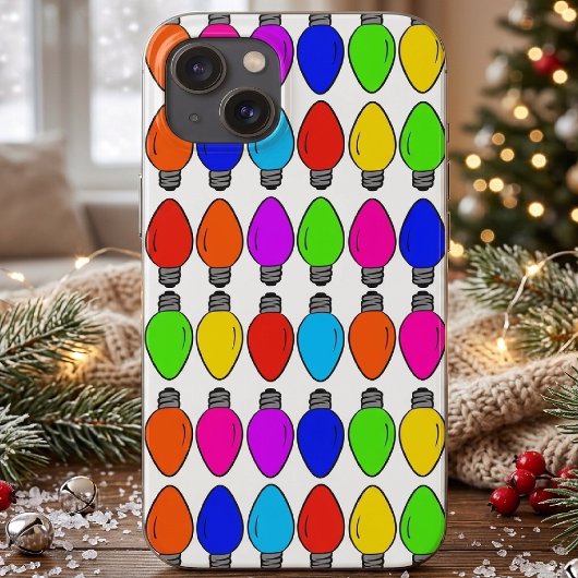 クリスマス ビンテージ電球 Case-Mate iPhoneケース