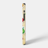 クリスマス ビンテージ パターン iPhoneケース (左側面)