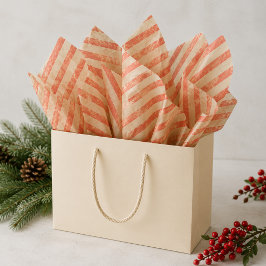 クリスマス ビンテージ レッド キャンディケーン ストライプ 薄葉紙