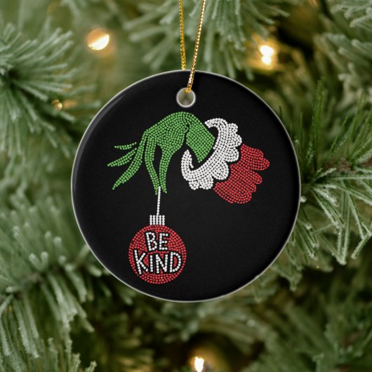 クリスマス ビー カインド ジングルボール スワロフスキー セラミックオーナメント (ツリー)