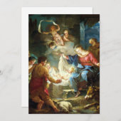 クリスマス-ピエールのための出生場面 シーズンカード (正面/裏面)