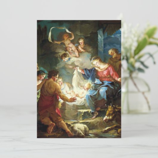 クリスマス-ピエールのための出生場面 シーズンカード (スタンド正面)