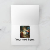 クリスマス-ピエールのための出生場面 シーズンカード (内部)