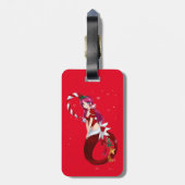 クリスマス ピクシー マーメイド サンダーコーブ ラゲッジタグ (裏面縦)