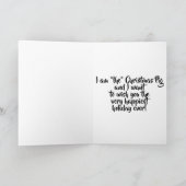 **クリスマス・ピグ***クリスマスをお最高の待ちします シーズンカード (内部)