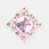 クリスマス・ピグ スタンダードランチョンナプキン (角)