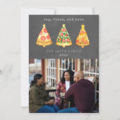 クリスマス ピザ ラブ ジョイ 黒板写真 (正面)