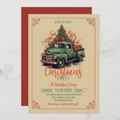 クリスマス ピックアップ 招待状 (正面/裏面)