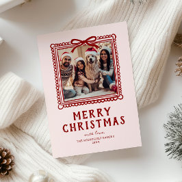 クリスマス ピンク ドゥードル フォト フレーム