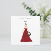 クリスマス、ファッションイラストレーション、 (スタンド正面)