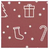 クリスマス ファブリック (クローズアップ)