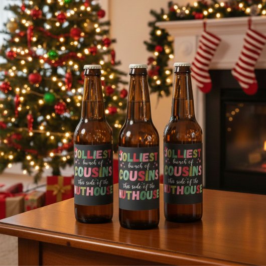 クリスマス ファミリー カズン リユニオン おそろい ビールラベル