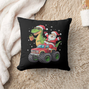 クリスマス ファミリー マッチング サンタ トラック 恐竜 クッション