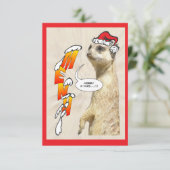 クリスマス·ファリー·ミールカット·メニュー 招待状 (スタンド正面)