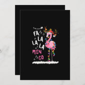 クリスマス - ファ・ラ・ラ ミンゴ フラミンゴ クリスマス (正面/裏面)