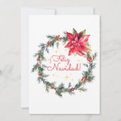 クリスマス・フィエスタ ナビダド スペインのクリスマス ポサダ 招待状 (裏面)