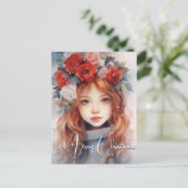 クリスマス・フェアリー・オブ・ザ・バラ シーズンポストカード (スタンド正面)