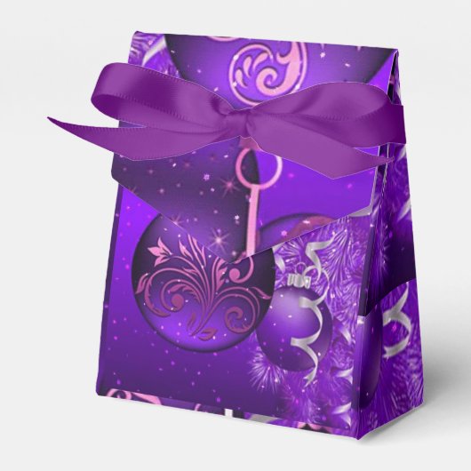 クリスマス フェイバーボックス (正面サイド)