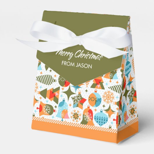 クリスマス フェイバーボックス (正面サイド)