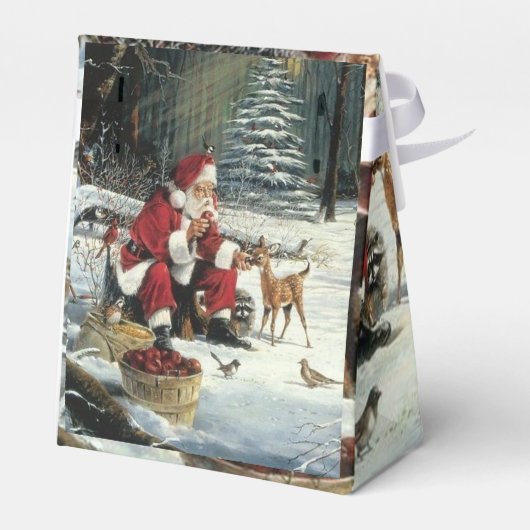 クリスマス フェイバーボックス (裏面サイド)