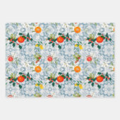 クリスマス，フェスティバル，ヤドリギ地中海のギ，タイル， ラッピングペーパーシート (正面)