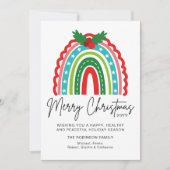 クリスマス フェスティブ レインボー ホーリー モダン (正面)