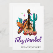 クリスマス フェリス ナビダッド サボテン ソンブレロ (正面/裏面)