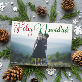 クリスマス フェリズ ナビダッド 赤 緑 スクリプト フォト スペイン語