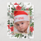 クリスマス フォトフレーム カード (正面/裏面)