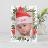クリスマス フォトフレーム カード (スタンド正面)