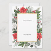 クリスマス フォトフレーム カード (裏面)