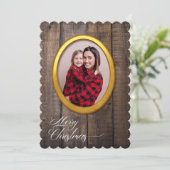 クリスマス フォトフレーム ユニーク おしゃれ インテリア　写真を追加 (スタンド正面)