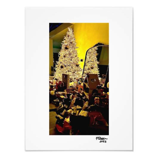 クリスマス。 フォトプリント            (正面)