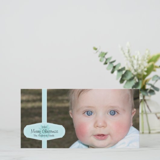 クリスマス フォト カード (スタンド正面)