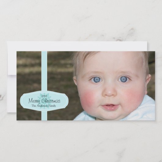 クリスマス フォト カード (正面)