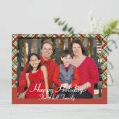 クリスマス·フォト·カード·インサート 招待状 (スタンド正面)