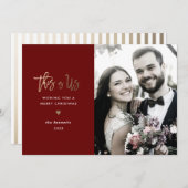 クリスマス フォト カード *This Is Us* (正面/裏面)