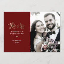 クリスマス フォト カード *This Is Us*