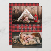 クリスマス・フォト・カ静かード – レス・ナイツ シーズンカード (正面/裏面)