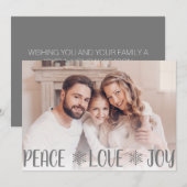 クリスマス フォト ホリデー (正面/裏面)