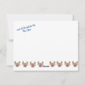 クリスマス フォト ホー ホー ホー ジン鹿 青 小説 (裏面)