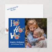 クリスマス フォト ホー ホー ホー ジン鹿 青 小説 (正面/裏面)