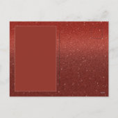 クリスマス フォト 赤 グリッター (裏面)