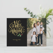 クリスマス フォト  holiday カード (スタンド正面)