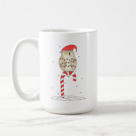 クリスマス・フクロウ コーヒーマグカップ