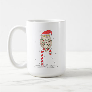 クリスマス・フクロウ コーヒーマグカップ