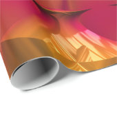 クリスマス~フラクタルパターン金ゴールドグリーンレッド~ ラッピングペーパー (ロールコーナー)